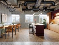 Qube St Petergate - Communal Kitchen CGI